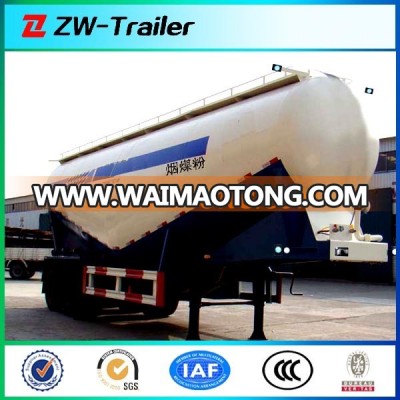 tri axle 60CBM bulk powder tanker truck trailer with parabolic leaf spring(other volume available)