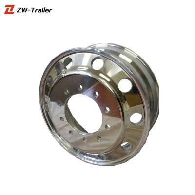 Stock 13 Inch For Semi Trailer Aluminium Alloy Wheel Steel Rim