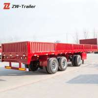 Factory direct 3 axle side wall semi trailer for sale