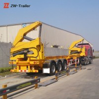 3 Axle 20ft Side Self Loading Container Semi Trailer