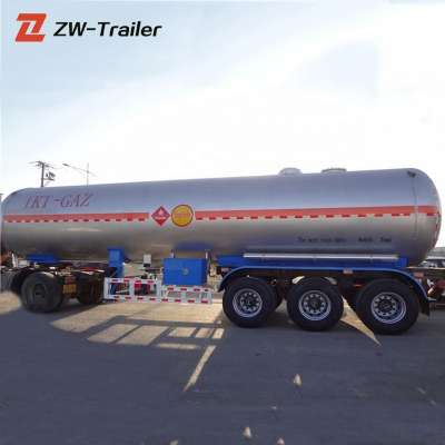 50 cbm 3 axles lpg tank truck semi trailer    Liquefied petroleum gas tank trailer